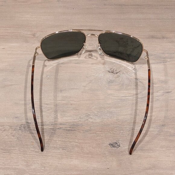 Calvin Klein Unisex Rectangular Sunglasses Tortoise Arms R342S  59-16-120 - Picture 6 of 8